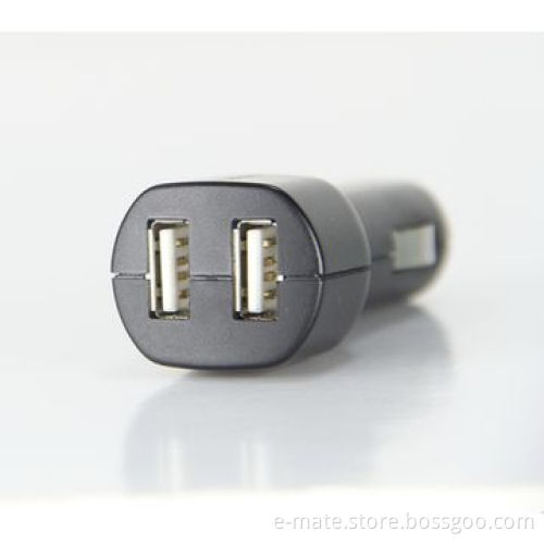 Dual USB Car Charger with 5V 2.1A Output, Suitable for Mobile Phone and Tablet PC